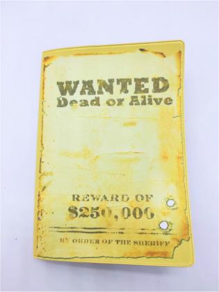 Обложка на паспорт ""Wanted Dead or Alive"